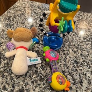 Taggies Colorful Plush and Activity Toy Set